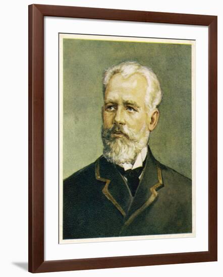 Pyotr Ilich Tchaikovsky, Russian Composer-null-Framed Art Print