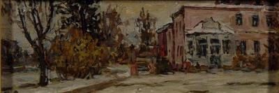 Muranovo. Fyodor Tyutchev's House, 1920-Pyotr Ivanovich Petrovichev-Mounted Premium Giclee Print