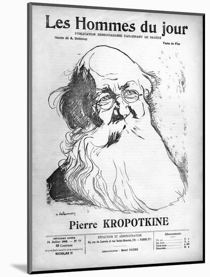 Pyotr Kropotkin-A. Delannoy-Mounted Art Print