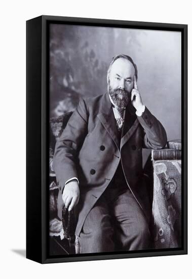 Pyotr Shchukin, Russian Art Collector, C1890-C1900-Andrei Osipovich Karelin-Framed Stretched Canvas