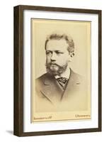 Pyotr Tchaikovsky, Russian Composer, 19th Century-CF WESENBERG-Framed Giclee Print