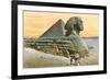 Pyramid and Sphinx, Egypt-null-Framed Premium Giclee Print