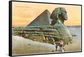 Pyramid and Sphinx, Egypt-null-Framed Stretched Canvas