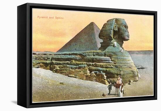 Pyramid and Sphinx, Egypt-null-Framed Stretched Canvas