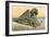 Pyramid and Sphinx, Egypt-null-Framed Art Print