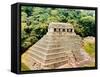 Pyramid and Temple-Of-The-Inscriptions, Palenque, Mexico, 7th Century-null-Framed Stretched Canvas