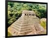 Pyramid and Temple-Of-The-Inscriptions, Palenque, Mexico, 7th Century-null-Framed Giclee Print