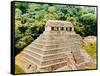 Pyramid and Temple-Of-The-Inscriptions, Palenque, Mexico, 7th Century-null-Framed Stretched Canvas