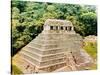 Pyramid and Temple-Of-The-Inscriptions, Palenque, Mexico, 7th Century-null-Stretched Canvas