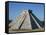 Pyramid at Chichen Itza, UNESCO World Heritage Site, Mexico, North America-Tovy Adina-Framed Stretched Canvas