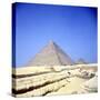 Pyramid at Giza, Egypt, Old Kingdom, C26th Century Bc-null-Stretched Canvas