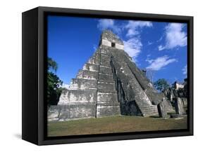 Pyramid at Tikal-Alison Wright-Framed Stretched Canvas