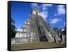 Pyramid at Tikal-Alison Wright-Framed Stretched Canvas