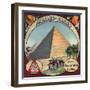Pyramid Brand - California - Citrus Crate Label-Lantern Press-Framed Art Print