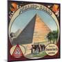 Pyramid Brand - California - Citrus Crate Label-Lantern Press-Mounted Art Print