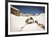 Pyramid Build from Stones on A Mountain Slope-Anze Bizjan-Framed Photographic Print