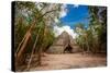 Pyramid in the Ancient Mayan Ruins of Coba, Outside of Tulum, Mexico, North America-Laura Grier-Stretched Canvas