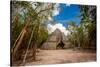 Pyramid in the Ancient Mayan Ruins of Coba, Outside of Tulum, Mexico, North America-Laura Grier-Stretched Canvas