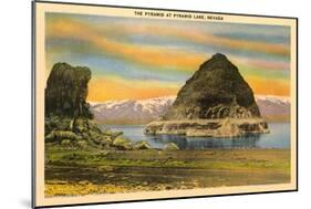 Pyramid Lake, Nevada-null-Mounted Art Print