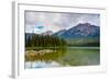 Pyramid Lake, Pyramid Mountain, Jasper National Park-Sonja Jordan-Framed Photographic Print