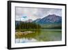 Pyramid Lake, Pyramid Mountain, Jasper National Park-Sonja Jordan-Framed Photographic Print