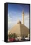 Pyramid Mosque, Salmiya, Kuwait City, Kuwait, Middle East-Jane Sweeney-Framed Stretched Canvas