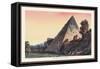 Pyramid of Caius Cestius-M. Dubourg-Framed Stretched Canvas