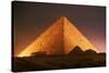 Pyramid of Cheops at Night-Roger Ressmeyer-Stretched Canvas