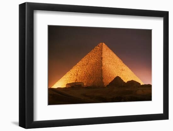 Pyramid of Cheops at Night-Roger Ressmeyer-Framed Photographic Print