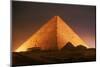 Pyramid of Cheops at Night-Roger Ressmeyer-Mounted Photographic Print