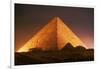 Pyramid of Cheops at Night-Roger Ressmeyer-Framed Photographic Print