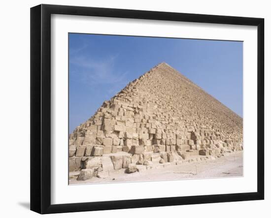 Pyramid of Cheops, Giza, Unesco World Heritage Site, Near Cairo, Egypt, North Africa, Africa-Nico Tondini-Framed Photographic Print