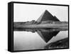 Pyramid of Cheops Reflected in Nile River-null-Framed Stretched Canvas