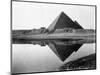 Pyramid of Cheops Reflected in Nile River-null-Mounted Photographic Print