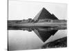 Pyramid of Cheops Reflected in Nile River-null-Stretched Canvas