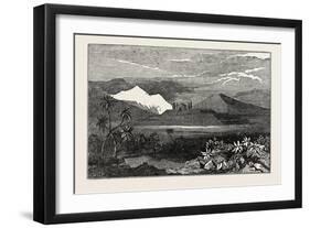 Pyramid of Cholula Mexico-null-Framed Giclee Print