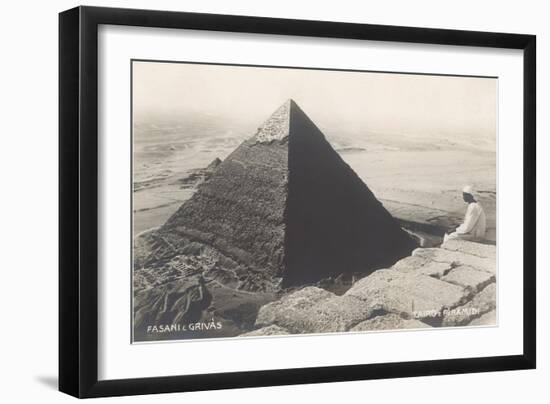 Pyramid of Kephren-null-Framed Art Print