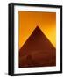 Pyramid of Khafre and Sphinx, Giza Plateau, Old Kingdom, Egypt-Kenneth Garrett-Framed Photographic Print