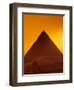 Pyramid of Khafre and Sphinx, Giza Plateau, Old Kingdom, Egypt-Kenneth Garrett-Framed Photographic Print