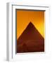 Pyramid of Khafre and Sphinx, Giza Plateau, Old Kingdom, Egypt-Kenneth Garrett-Framed Photographic Print