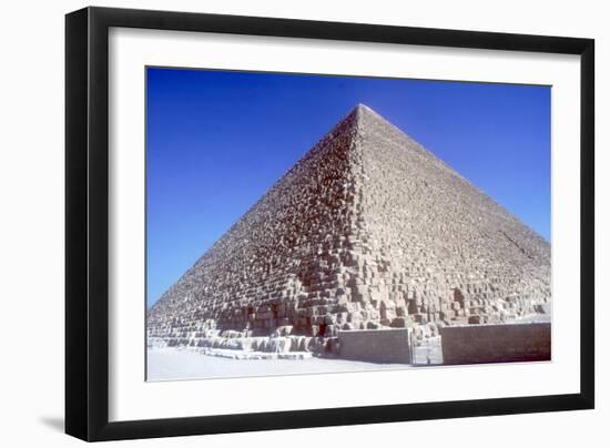 Pyramid of Khufu (Cheops), Giza, Egyptian, 4th Dynasty, 26th Century Bc-CM Dixon-Framed Photographic Print