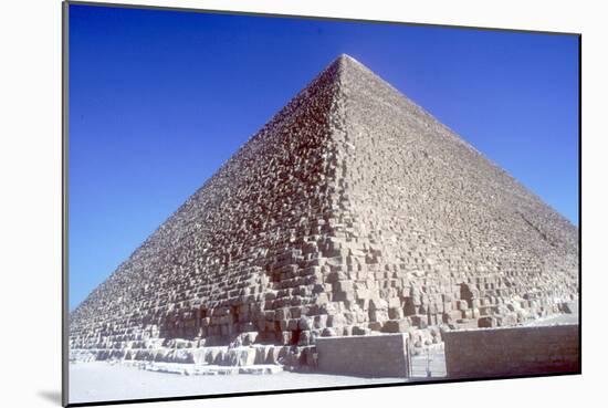 Pyramid of Khufu (Cheops), Giza, Egyptian, 4th Dynasty, 26th Century Bc-CM Dixon-Mounted Photographic Print