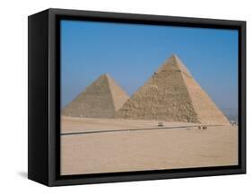 Pyramid of Khufu, Great Pyramids of Giza, Cairo, Egypt-Cindy Miller Hopkins-Framed Stretched Canvas