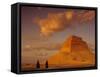 Pyramid of King Sneferu, Meidum, Old Kingdom, Egypt-Kenneth Garrett-Framed Stretched Canvas