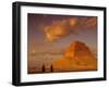 Pyramid of King Sneferu, Meidum, Old Kingdom, Egypt-Kenneth Garrett-Framed Photographic Print