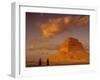 Pyramid of King Sneferu, Meidum, Old Kingdom, Egypt-Kenneth Garrett-Framed Photographic Print