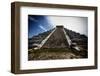 Pyramid of Kukulcan, Chichen Itza, Mexico-George Oze-Framed Photographic Print