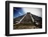 Pyramid of Kukulcan, Chichen Itza, Mexico-George Oze-Framed Photographic Print