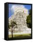 Pyramid of Kukulcan, Chichen Itza, Yucatan, Mexico-Julie Eggers-Framed Stretched Canvas