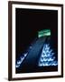 Pyramid of Kukulcan Illuminated at Night-Dallas and John Heaton-Framed Photographic Print